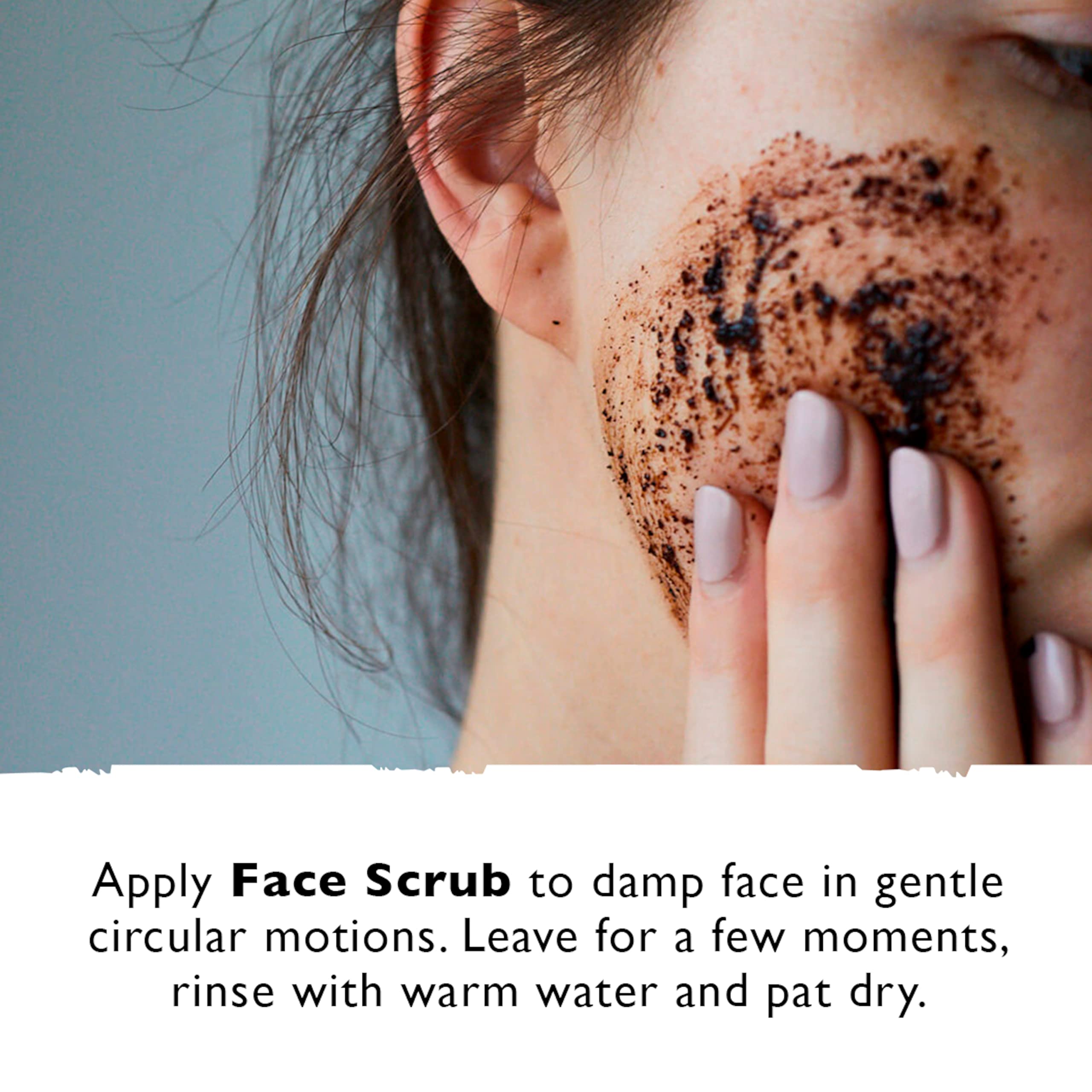UpCircle Coffee Face Scrub - Citrus Blend For Normal + Dry Skin 3.5oz- Shea  Butter, Coconut + Rosehip Oil - Natural, Vegan Face Exfoliator For Soft,