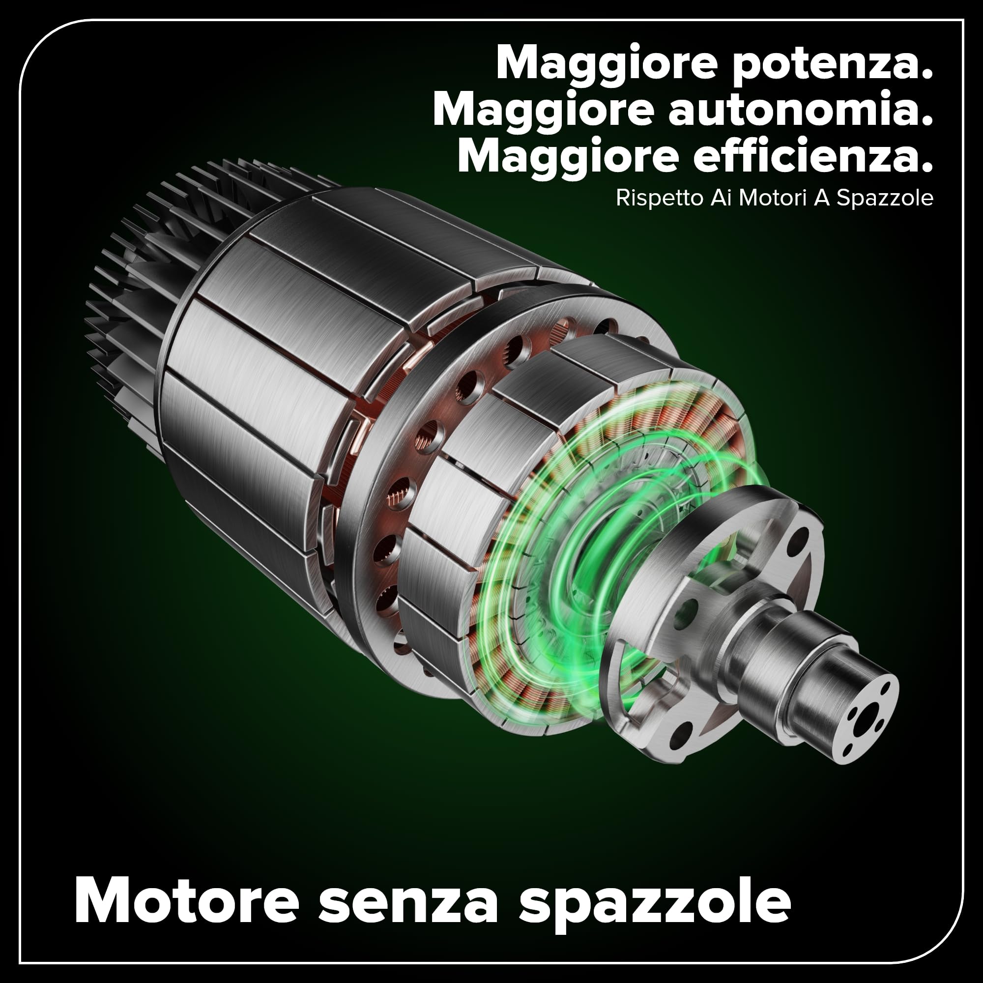 Greenworks Soffiatore a Batteria 24V Premium, Motore Brushless ad Alta Efficienza, 14,58 m³/min, 209 km/h, Tecnologia QUIETFORCE, Cruise Control – Solo Utensile BL24515A1