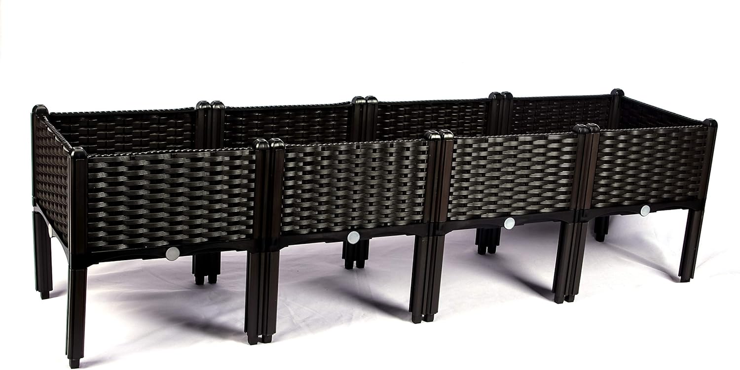 Summerville Self-Watering Plastic Planter Box (15.75x63x17.9)