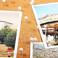 Vista 7 de Map Tacks - Pasadores de empuje de tamaño pequeño, 300 paquetes (blanco, 1/5 pulgadas)