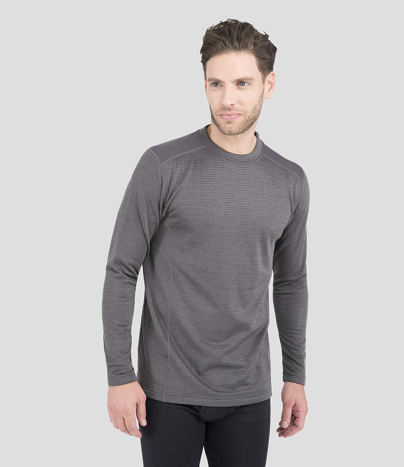 Terramar Mens Ecolator Long Sleeve Crew Shirt