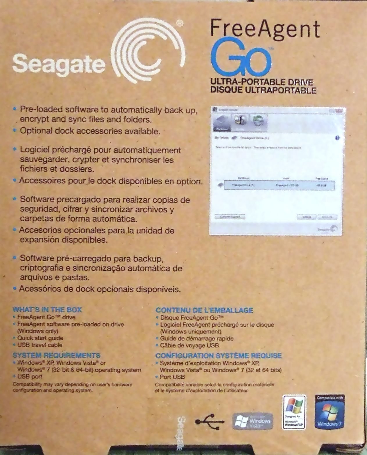 Amazon | Seagate Freeagent GoFlex 500GB USB2.0 ポータブルハード