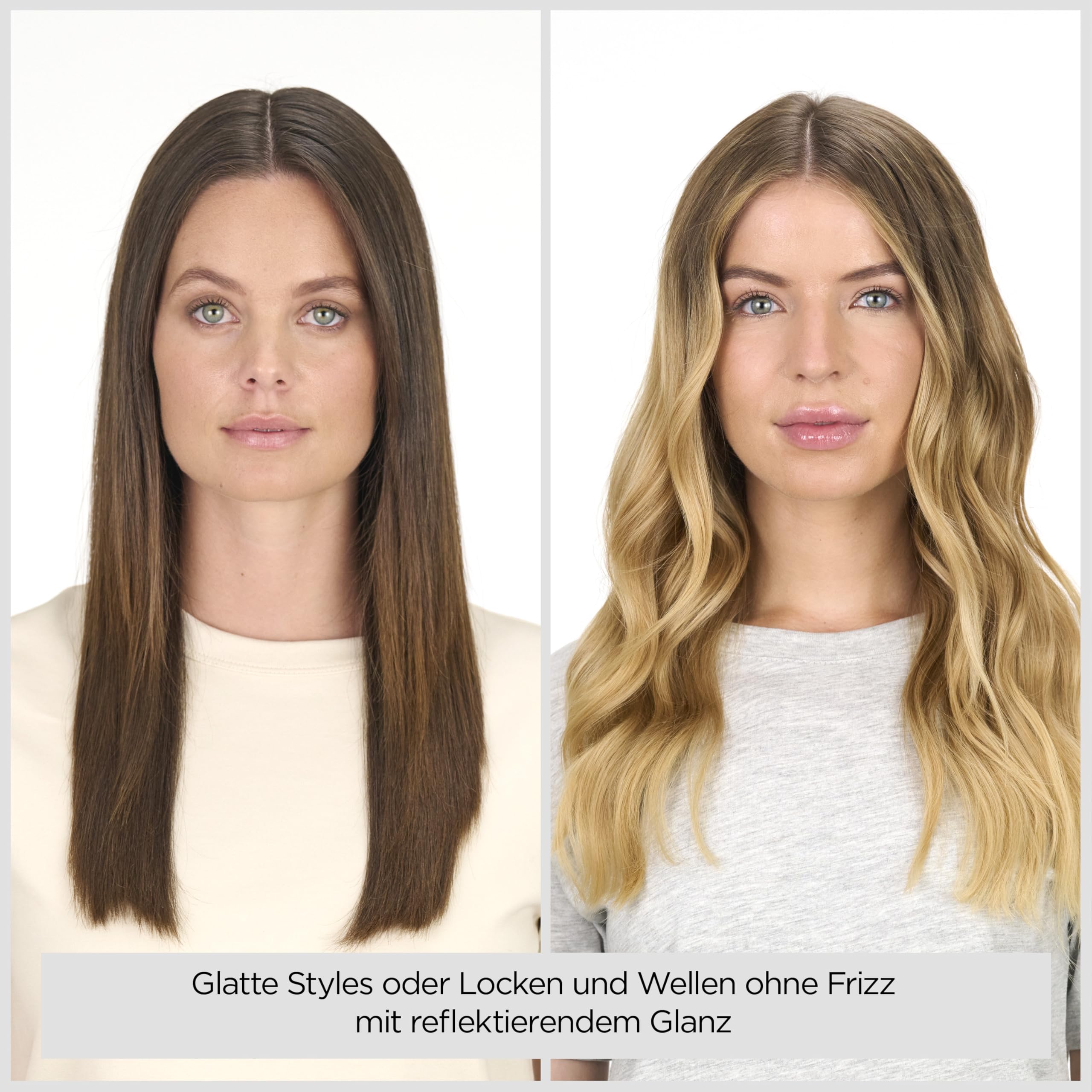 BaByliss Hydro Fusion Glätteisen – Dual-Ionen-Technologie, Anti-Frizz-Effekt, 5 Temperatureinstellungen, schnelles Aufheizen, automatische Abschaltung – Blau, ST573E