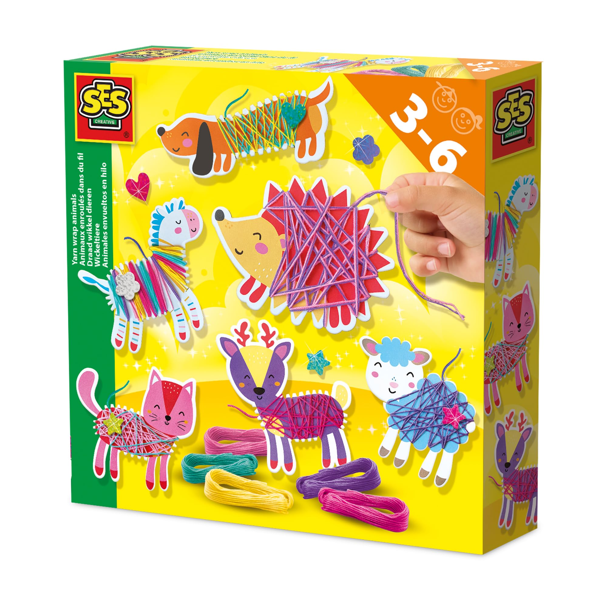 SES Creative 14024 - Yarn wrap Animals