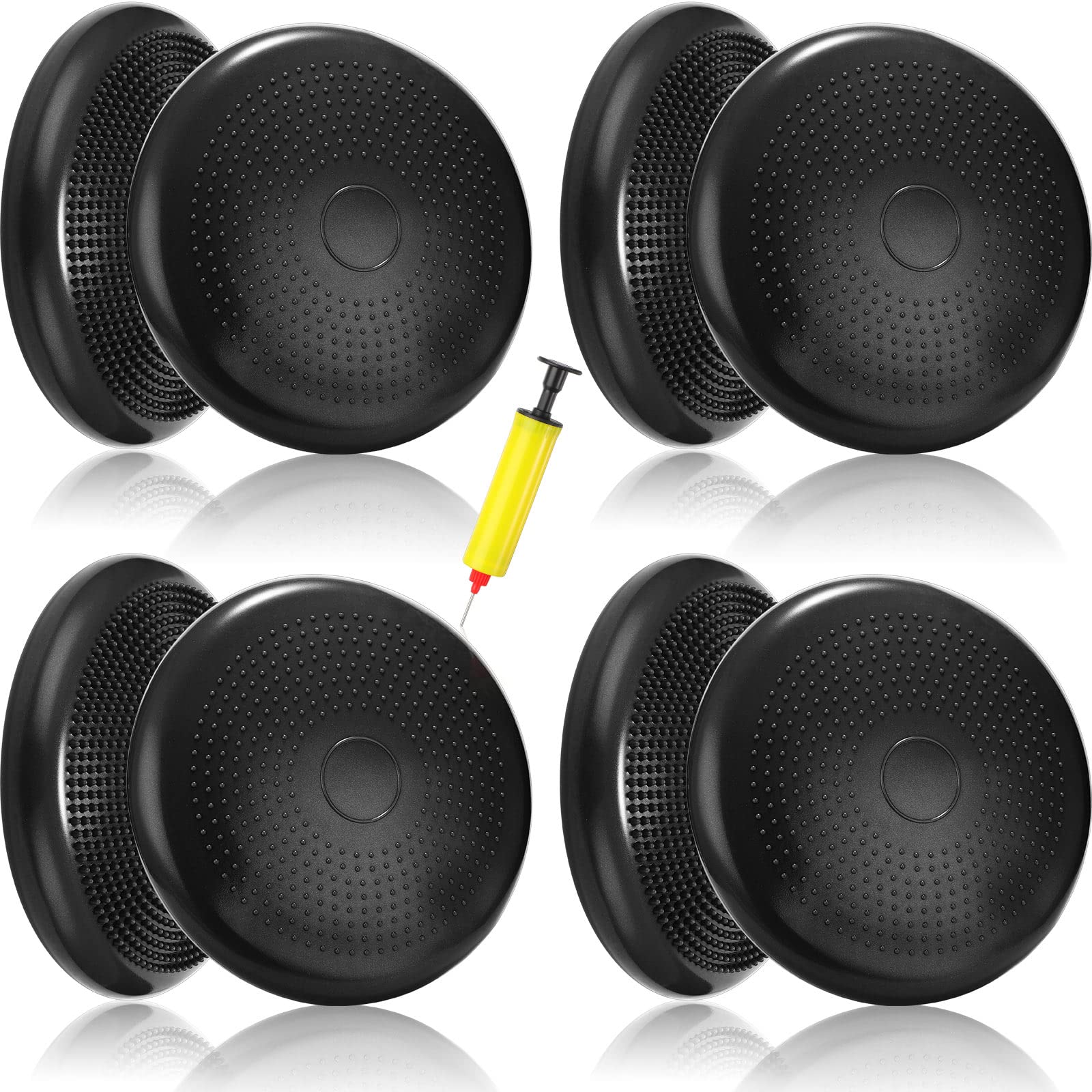 Jerify 4 Pcs Wiggle Seat Flexible Inflated Wobble Cushion