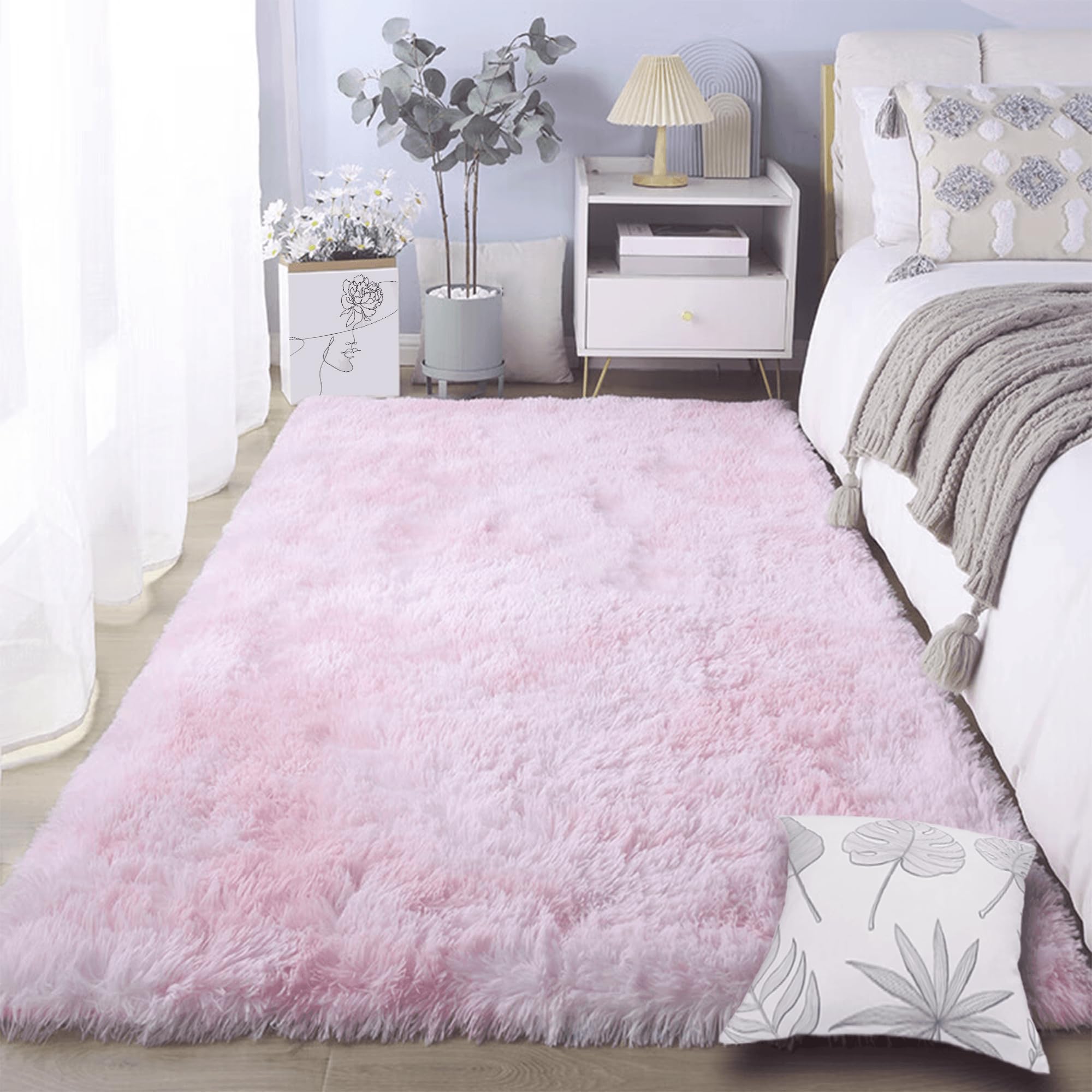 Tapis de salon 150x300 cm facile à nettoyer et ultra doux