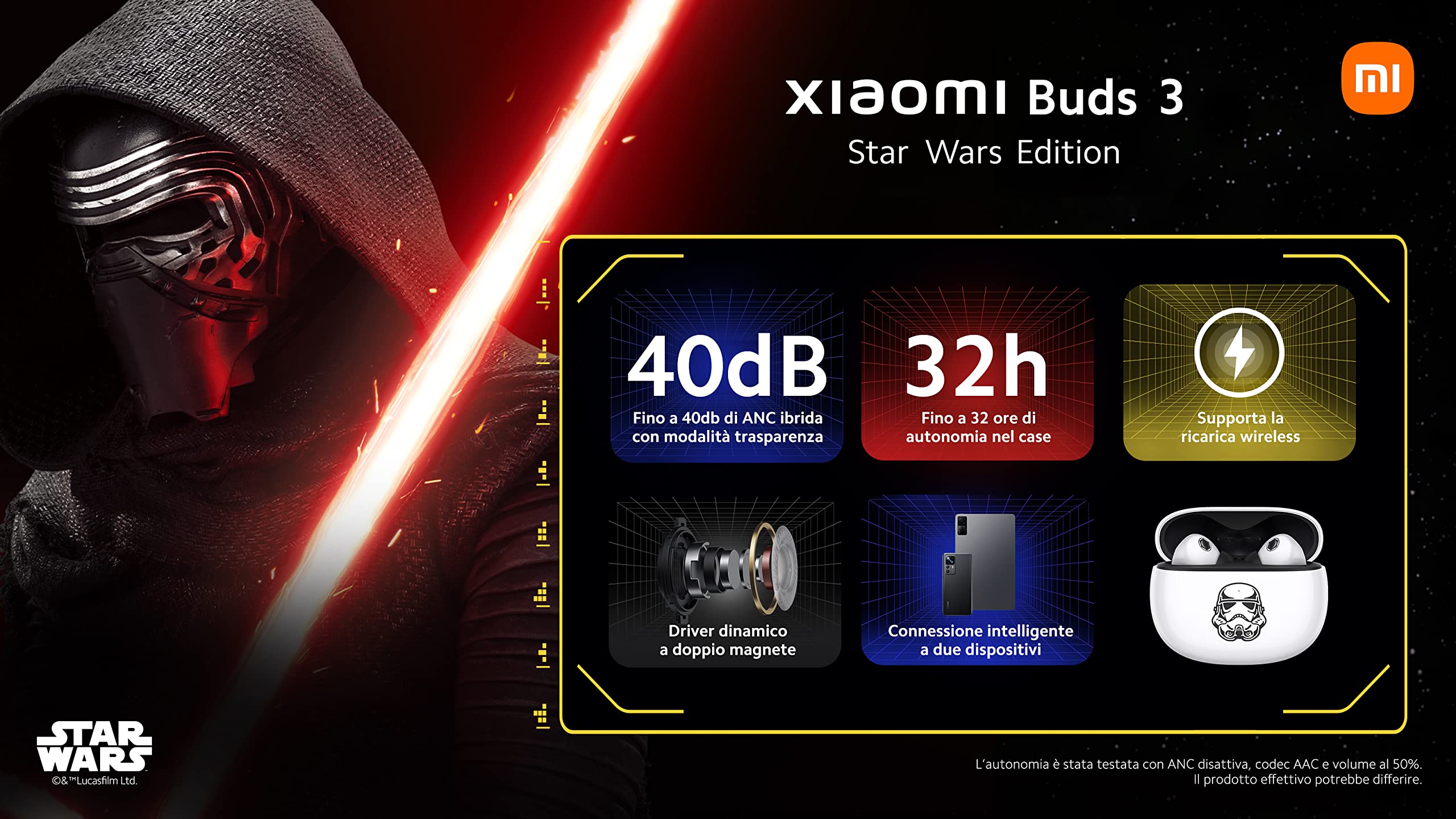XIAOMI Buds 3 Star Wars Edition Stormtrooper