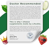 Vista 5 de Lifeable Gomitas de biotina para niños - 5000 mcg - Suplemento de sabor natural de gran sabor, vitaminas masticables vegetarianas sin OMG