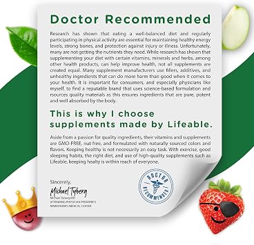 Lifeable Vitamin B12 for Kids | 1000 mcg | Great Tasting Vitamin B12 Gummies | Gluten Free, Vegan B12 Vitamins | B12 Vitamins for Energy, Mood and Nervous System Support | 90 Gummies