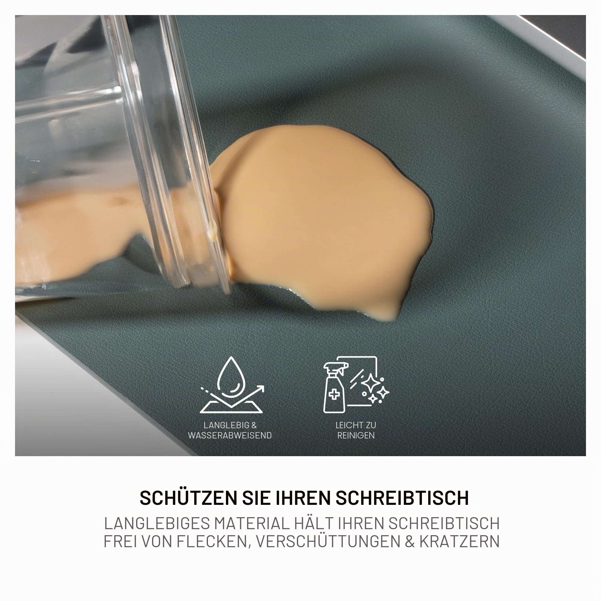Native Union Schreibtischunterlage – wasserdichte doppelseitige Schreibtischunterlage für Büro oder Zuhause – für Laptop, Maus, Tastatur, Schreiben – 25,6 x 14,1 Zoll