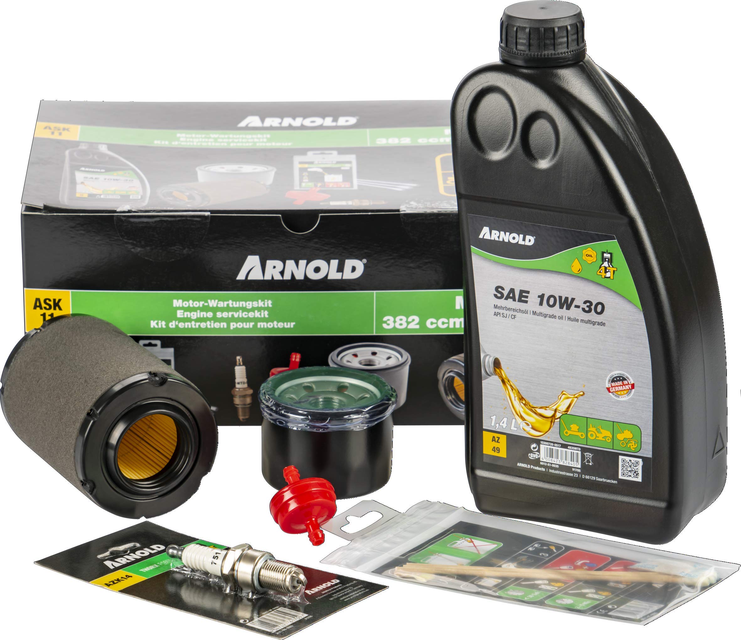 Engine Maintenance Kit For Mtd 382 Cc And 439 Cc, Schwarz
