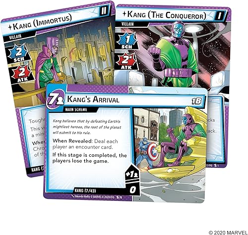 Miniatura 4 de Marvel Champions The Card Game The Once and Future Kang - Juego de estrategia cooperativa de superhéroes para niños y adultos, a partir de 14 años,