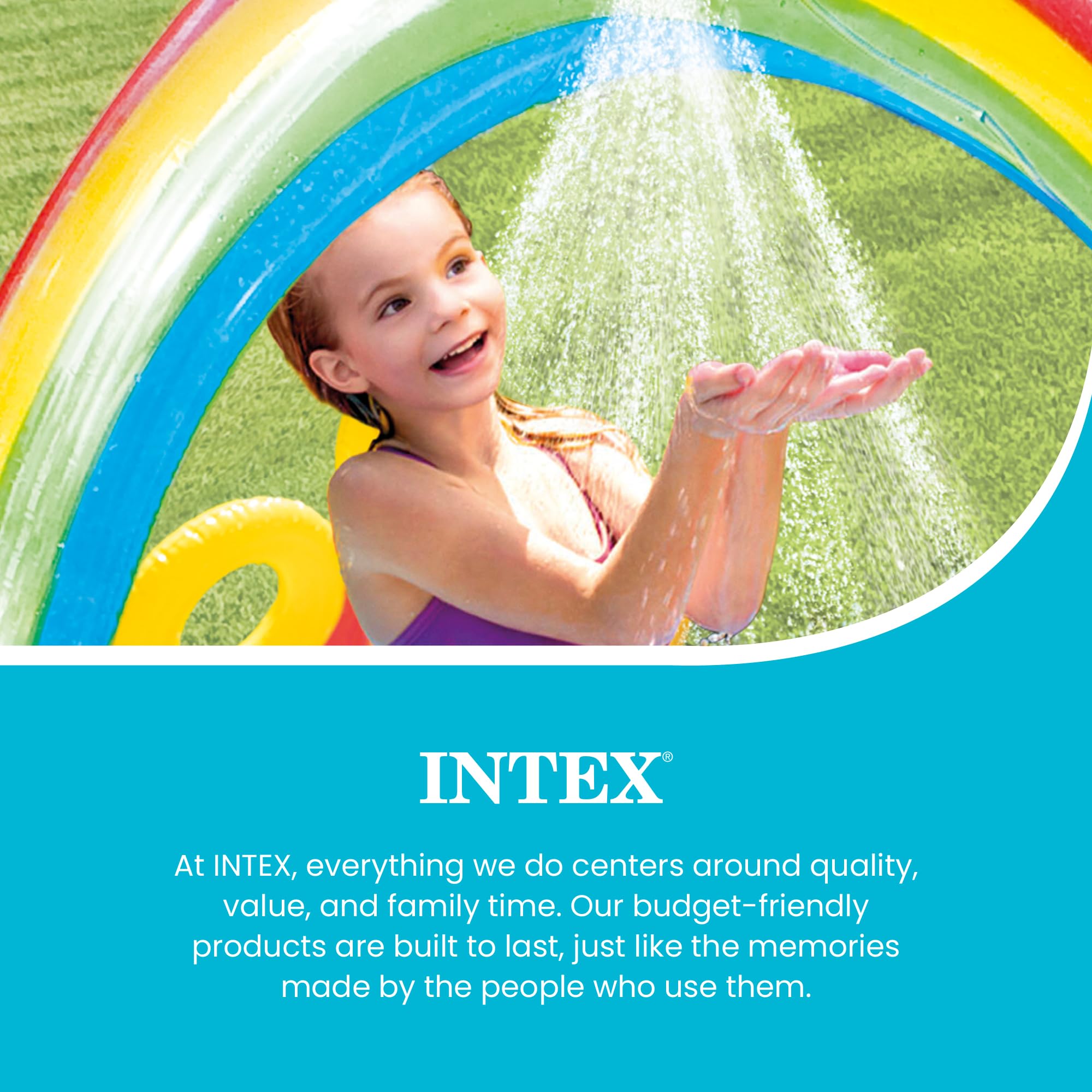 Intex Rainbow Ring Play Centre Wielokolorowy
