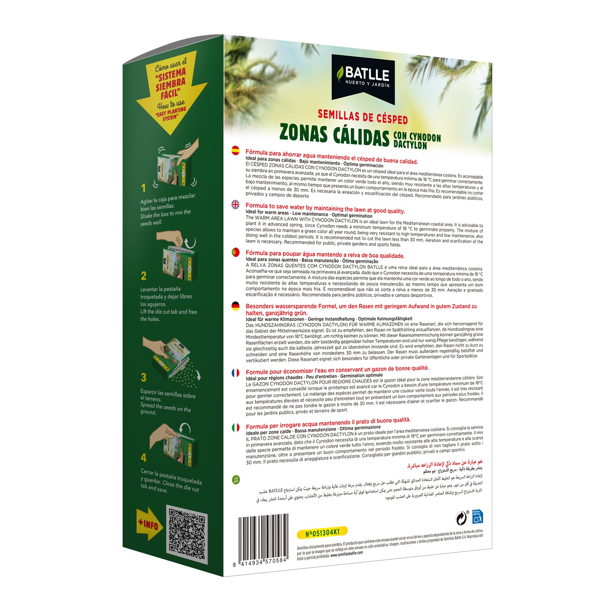 Battle Gazon côtier Semillas 1kg