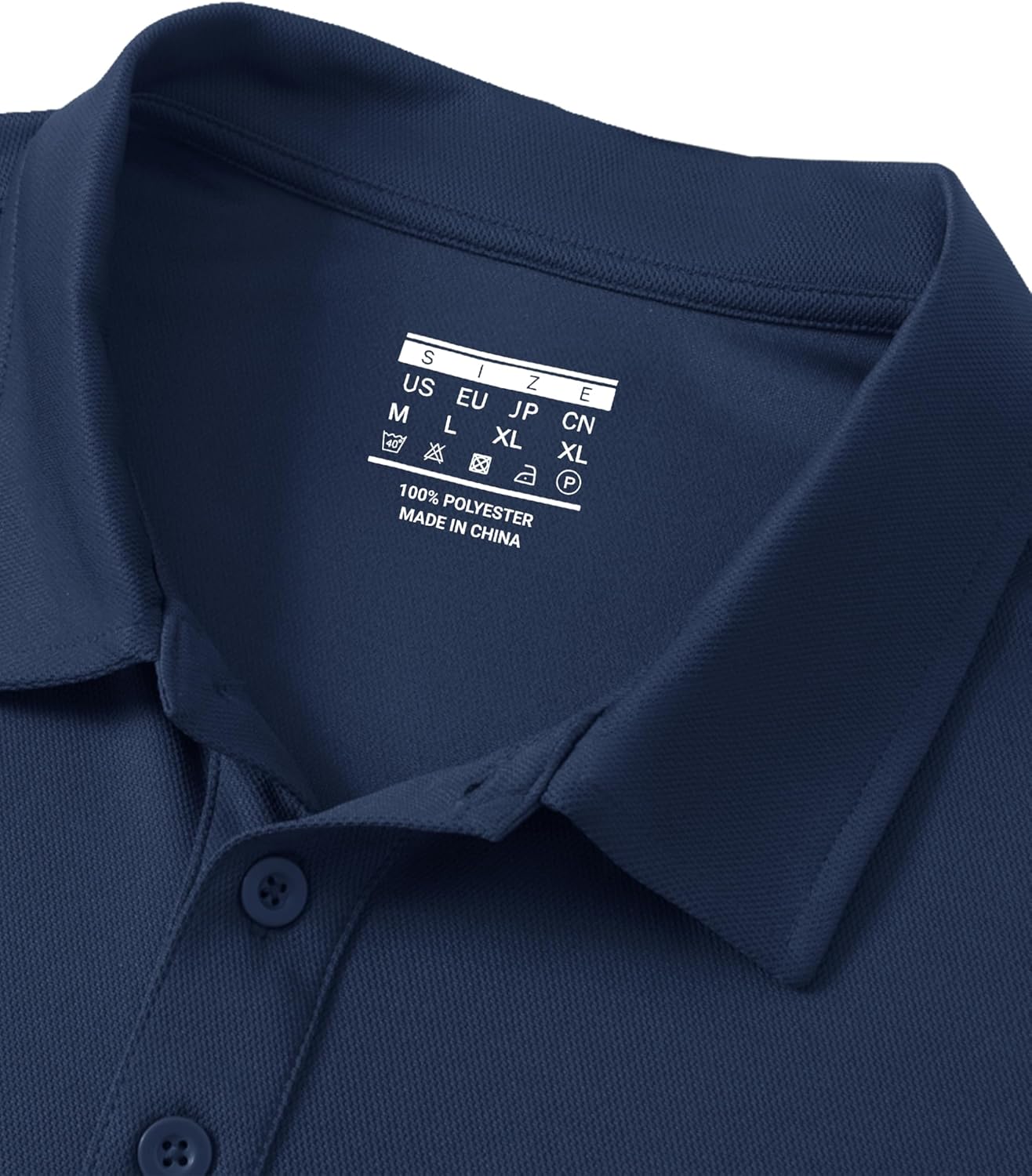 MAGCOMSEN 3 Pack Mens Polo Shirts Short Sleeve Athletic Performance Collared Shirt Moisture Wicking Casual Golf Polos - Image 4