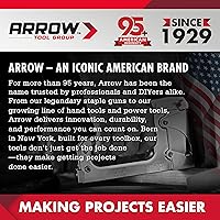 Vista 2 de Kit de Remachadora de Alta Resistencia Arrow, Pistola de Remaches Pop Profesional con 120 Remaches Surtidos