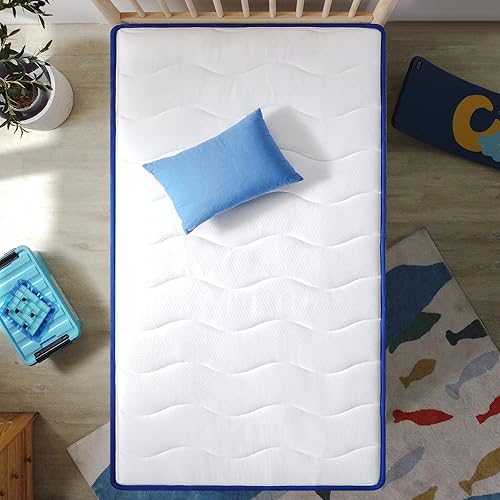 Miniatura 4 de ZINUS Colchón esencial de resortes interiores de 8 pulgadas, colchón para niños, sensación de firmeza media, espumas certificadas CertiPUR-US,