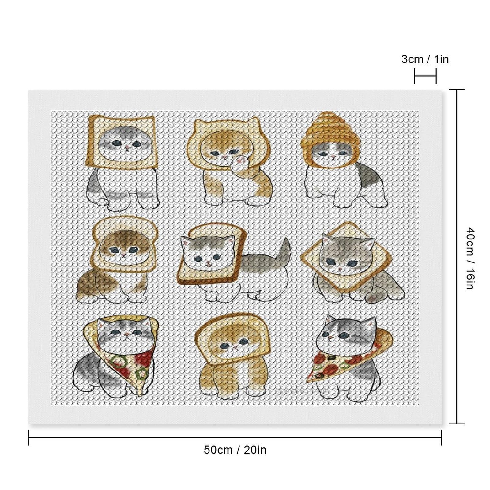 Amazon | モフ-サンド Mofusand 5Dダイヤモンドペインティング
