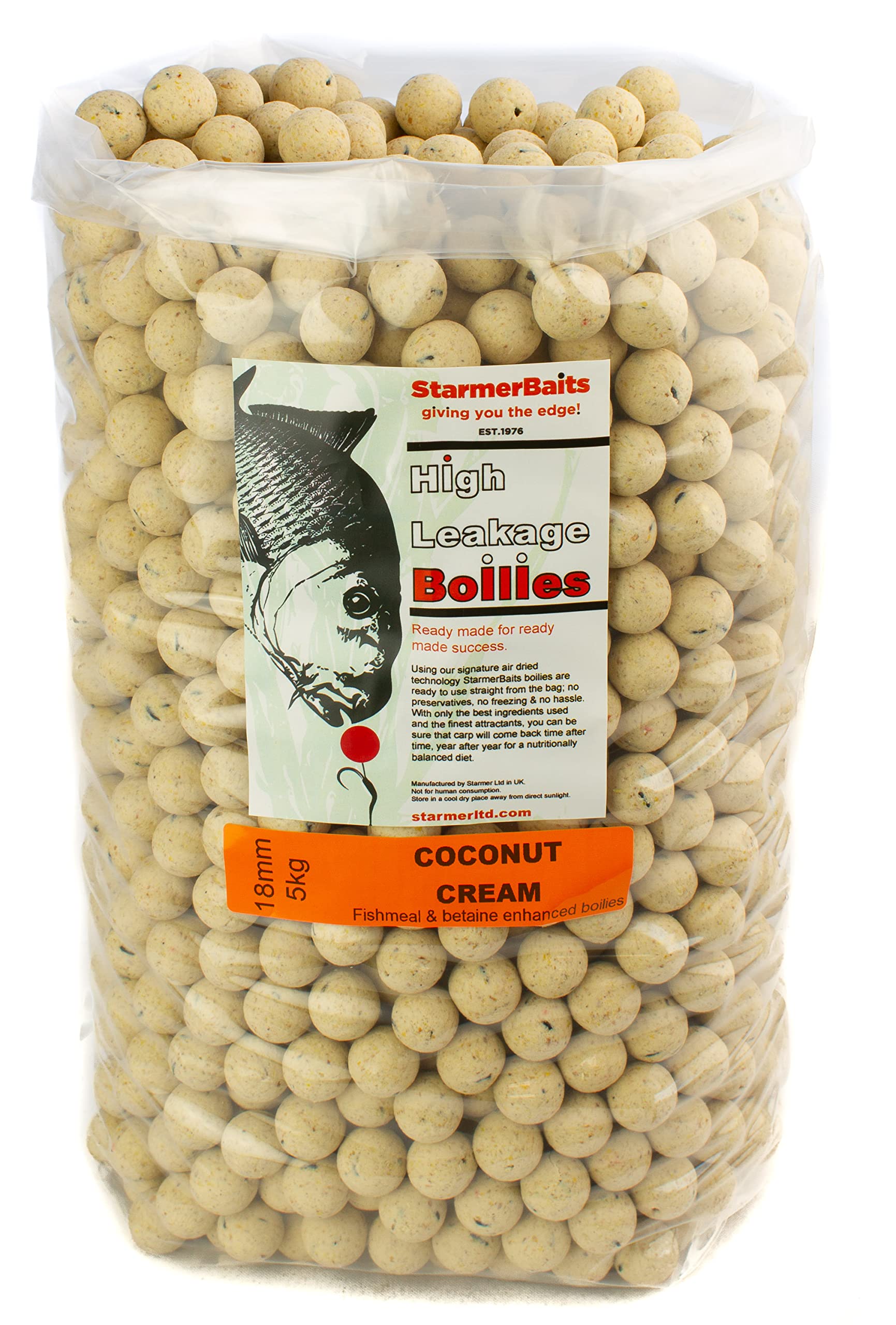 starmerbaits boilies/COCONUT CREAM / 20mm / 5kg — image 1