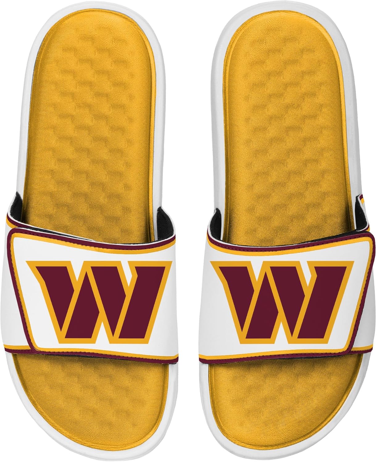 FOCO Washington Commanders NFL Team Color Foam Slide - L