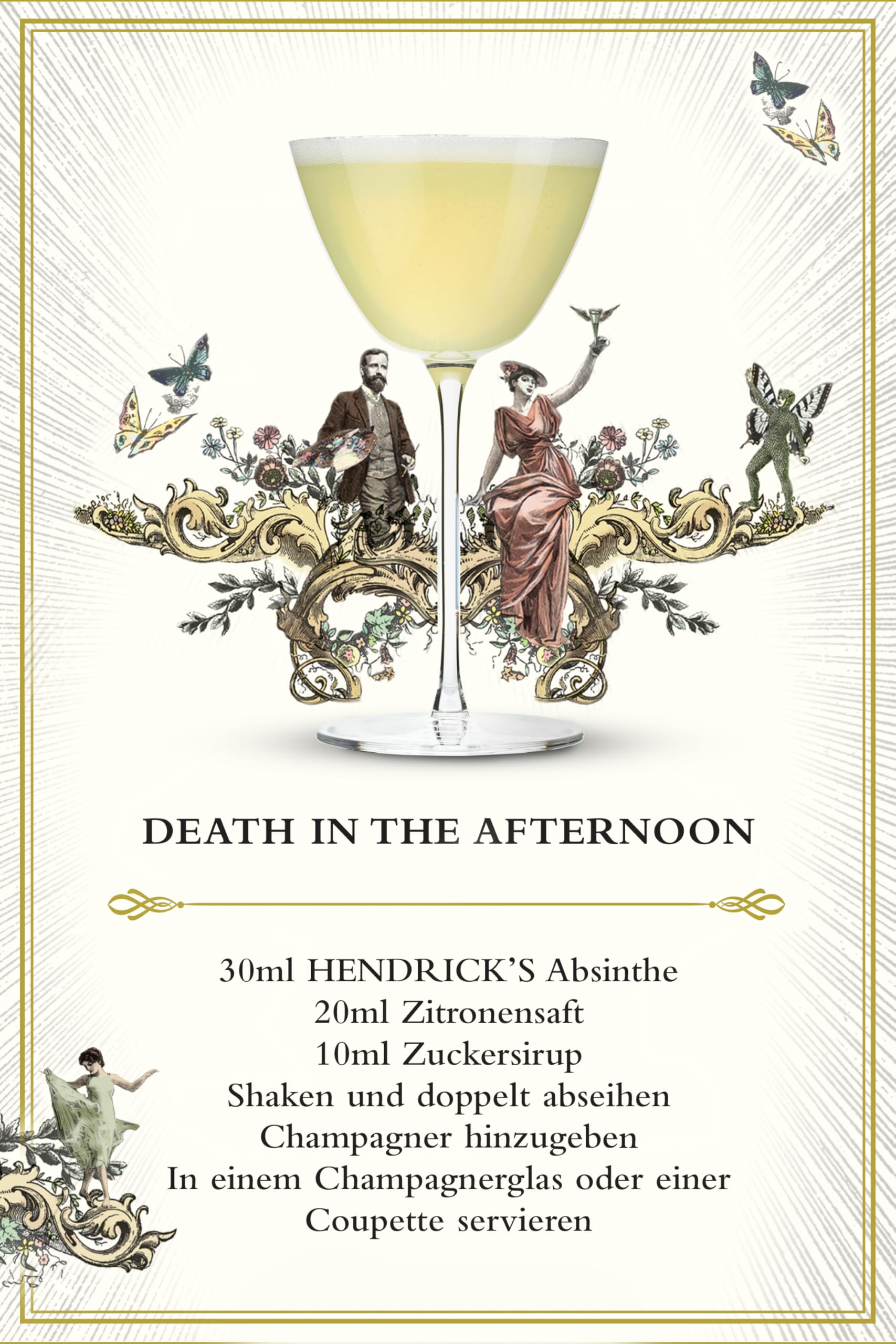 HENDRICK’S Absinthe – Neu gedacht & unverkennbar Hendrick’s – Mit Rosen- & Gurkenessenzen – Kräuterig, floral & außergewöhnlich – 48% vol. – 0,7 l
