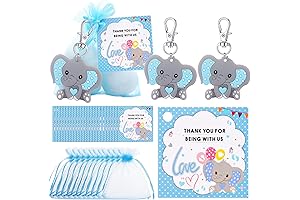 Enchanting Blue Elephant Baby Shower Favors for Boys