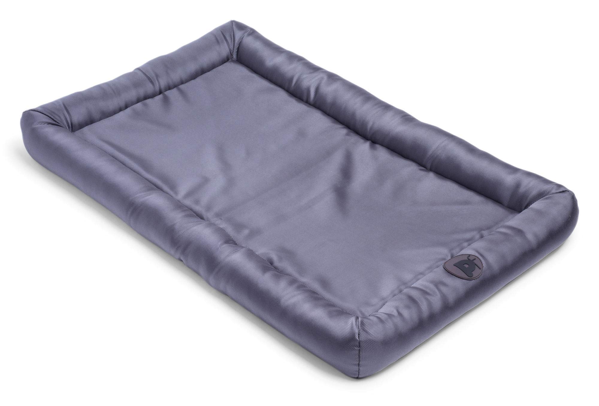 Petface Colchón Impermeable de Espuma viscoelástica para Perro, 100,5 cm, Color Gris