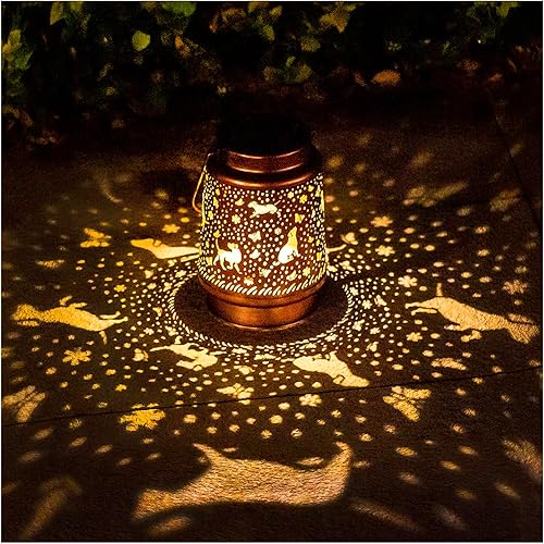 Faroles solares para perros al aire libre, impermeables, luces solares colgantes para perros, regalos para mujeres y hombres, faroles LED Faroles solares para perros al aire libre, impermeables, luces solares colgantes para perros, regalos para mujeres y hombres, faroles LED