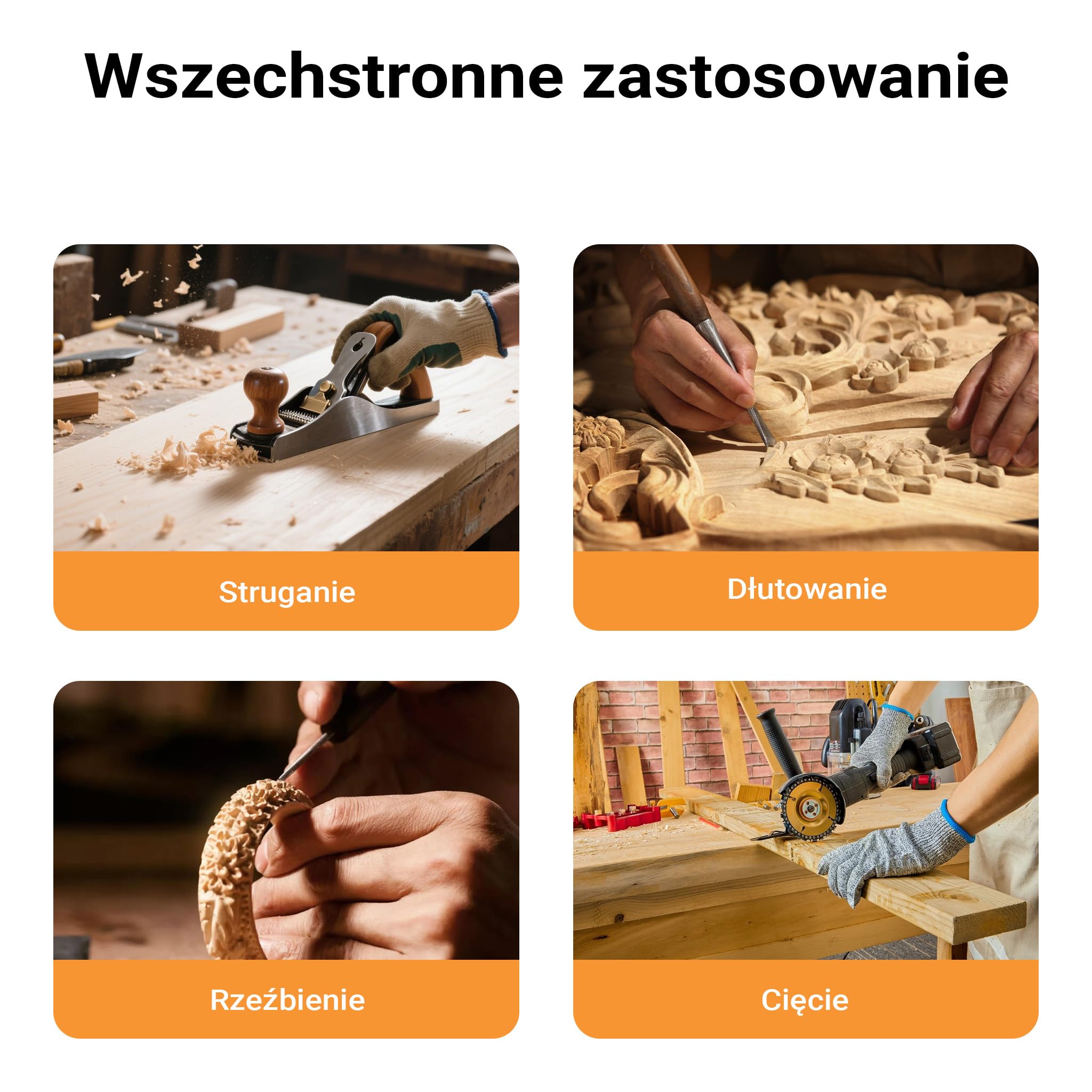 Wiltec Strugnica stół warsztatowy z drewna 126x50x84cm ława stolarska imadła haki szuflady i półka
