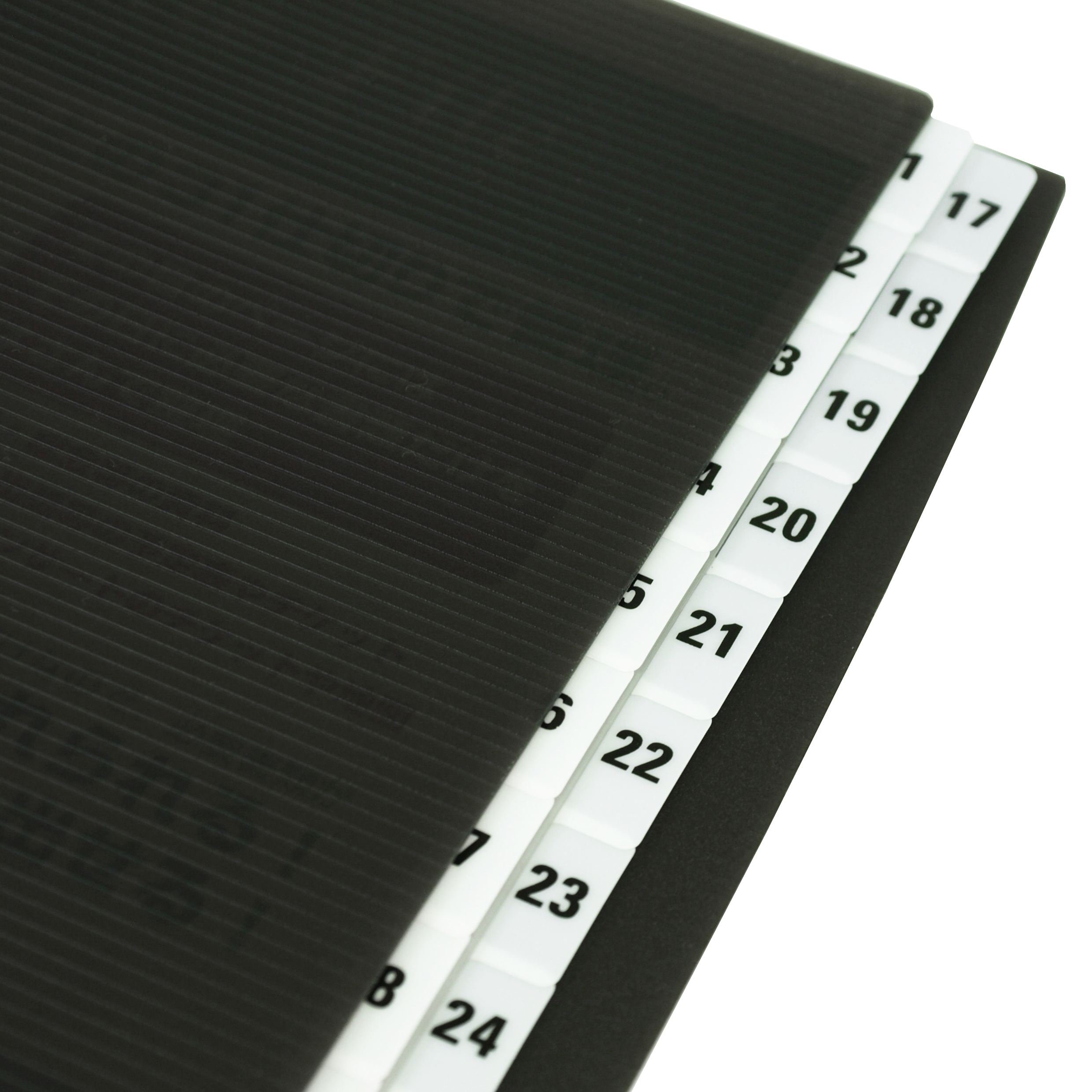 Amazon.co.jp: リヒトラブ スケジュールファイル 31仕切り A4 黒 A4400