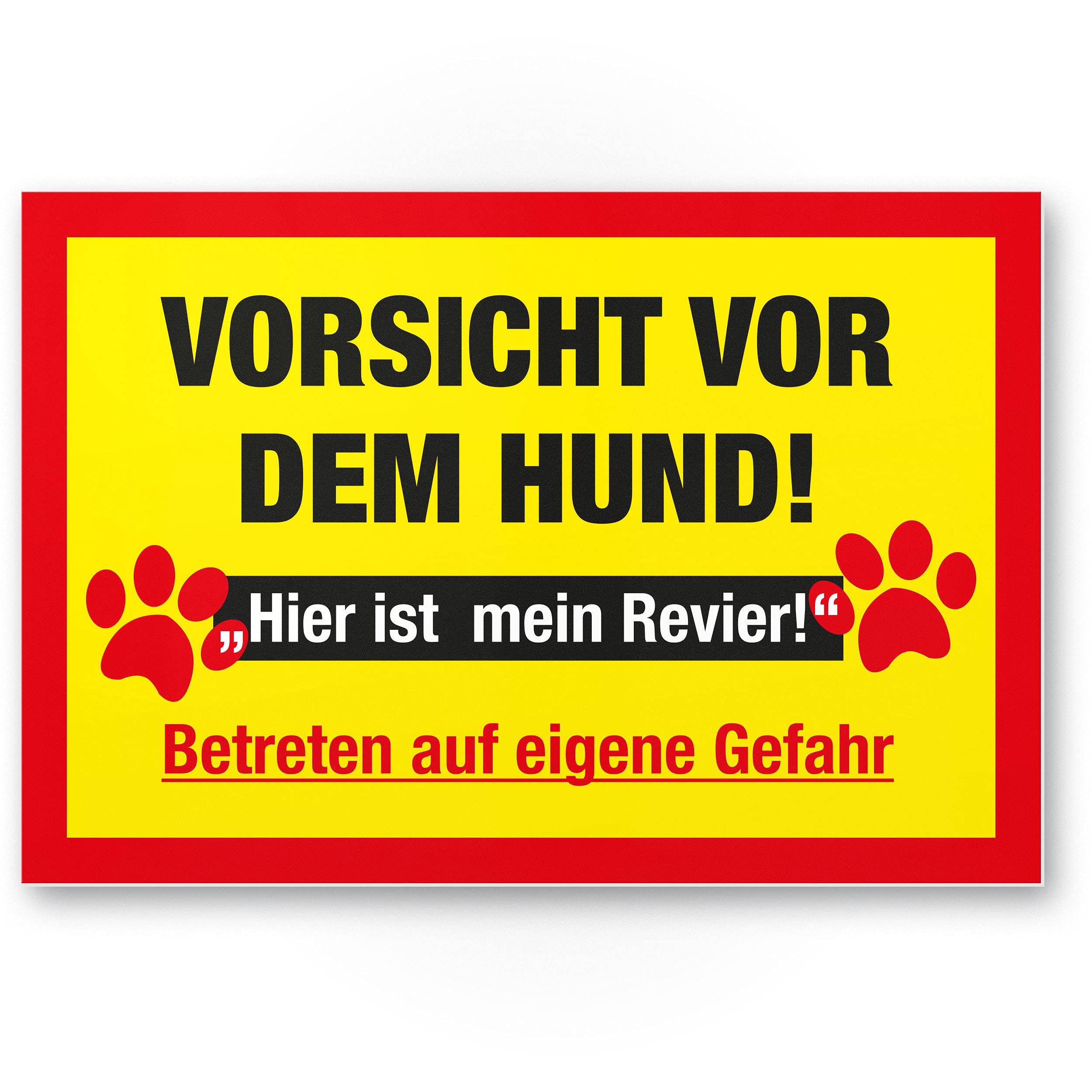 Komma Security Warning before the dog sign