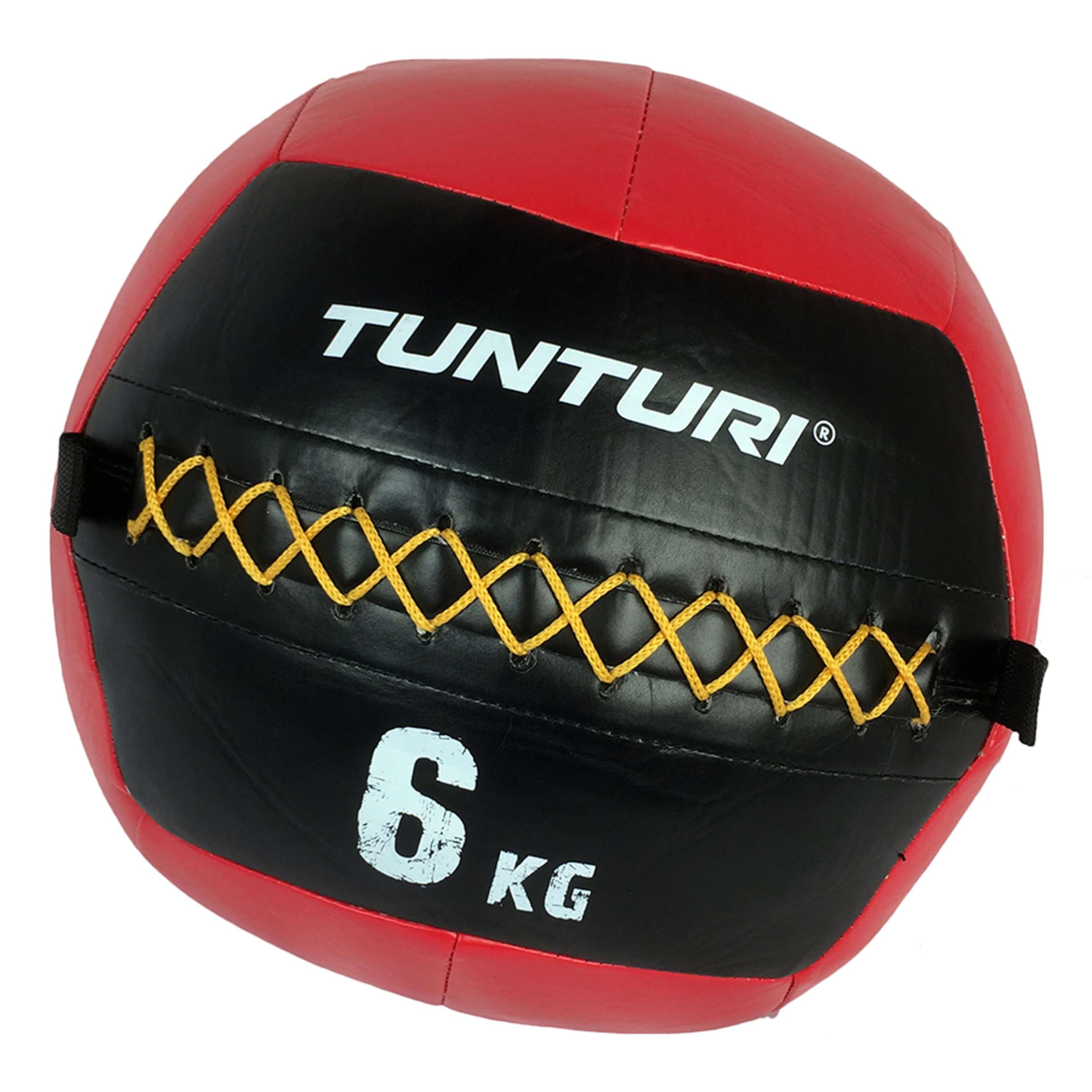 Tunturi Functional Fitness Balle Murale Wall Ball Crossfit 6kg Rouge Red 1