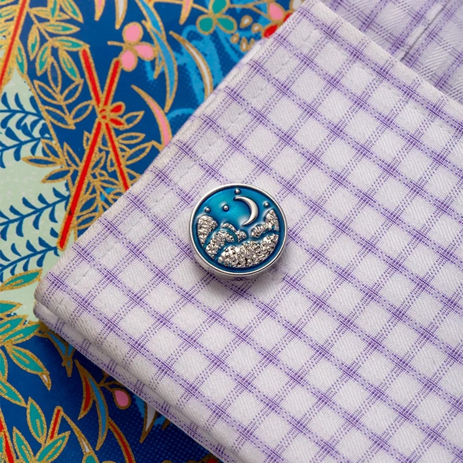 Gemelos Rotundity Material de latón para hombre, para esmoquin