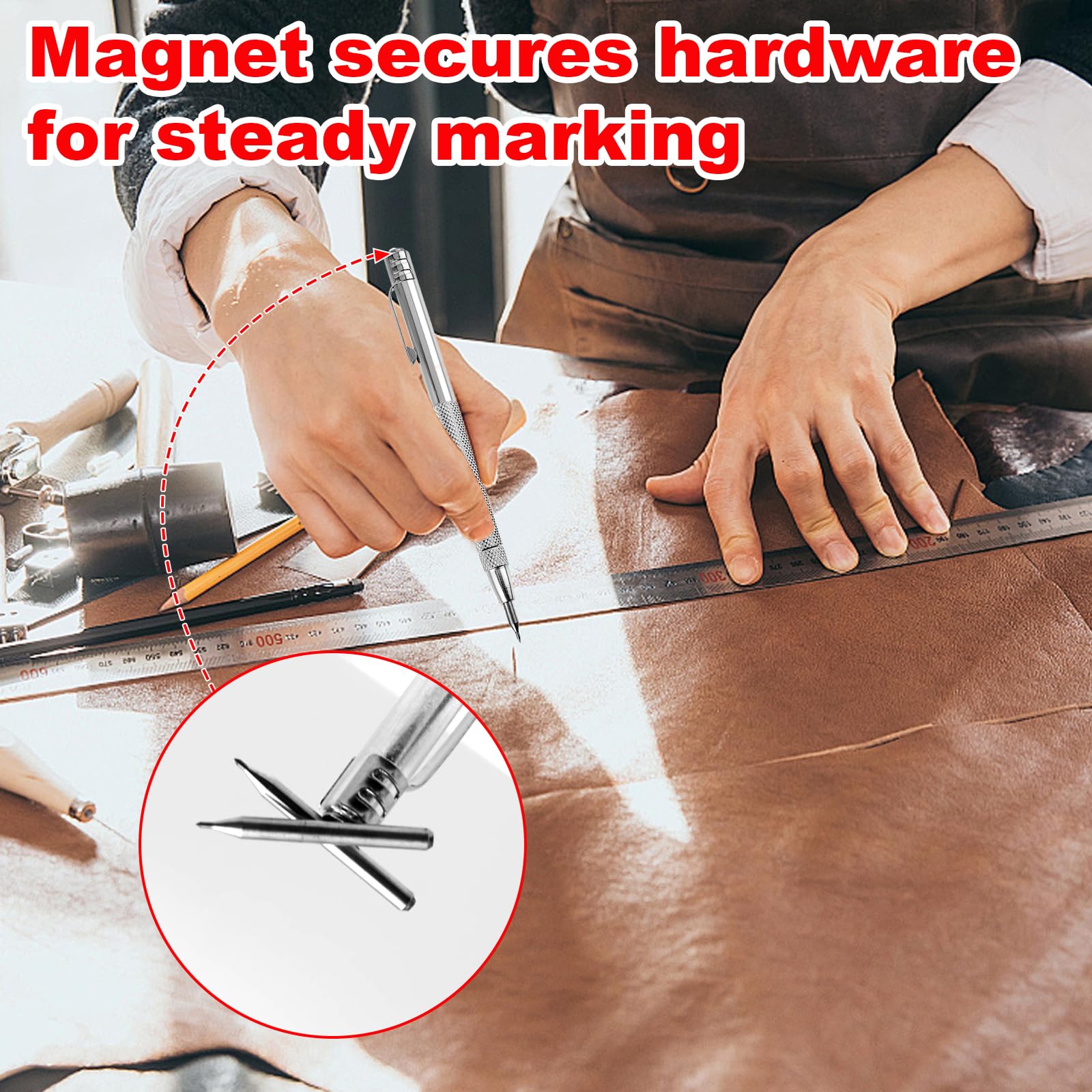 Punta Per Incisione In Carburo Di Tungsteno Punta Magnetica Per - Foto 6