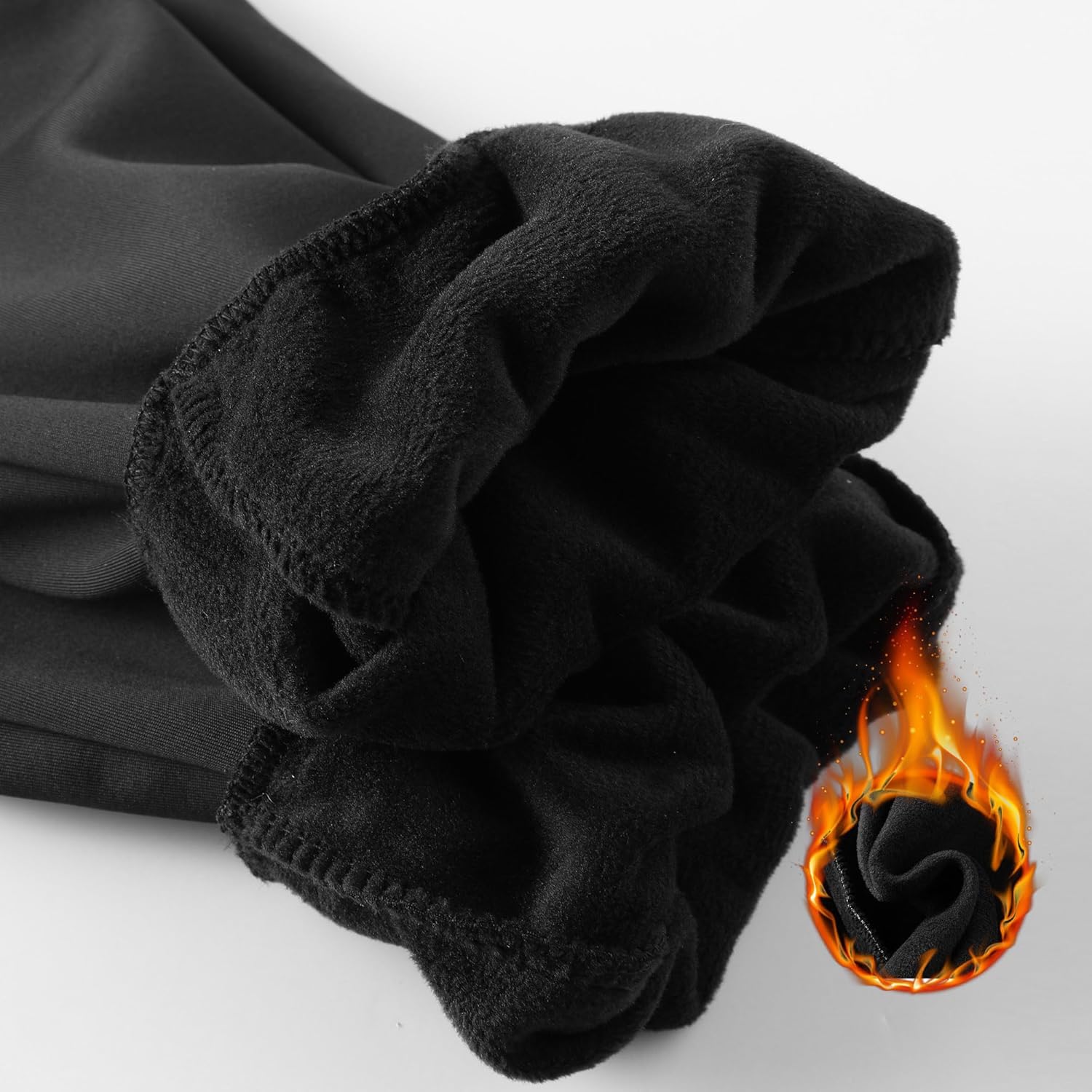 Men's Warm Lined Athletic Sweatpants Jogger Fleece Pants Winter Warm Track Pants - Image 5