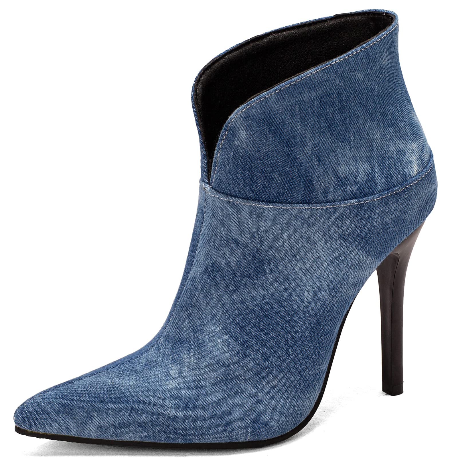 Damskie buty na czas wolny wsuwane szpilki koronka palce botki sukienka buty