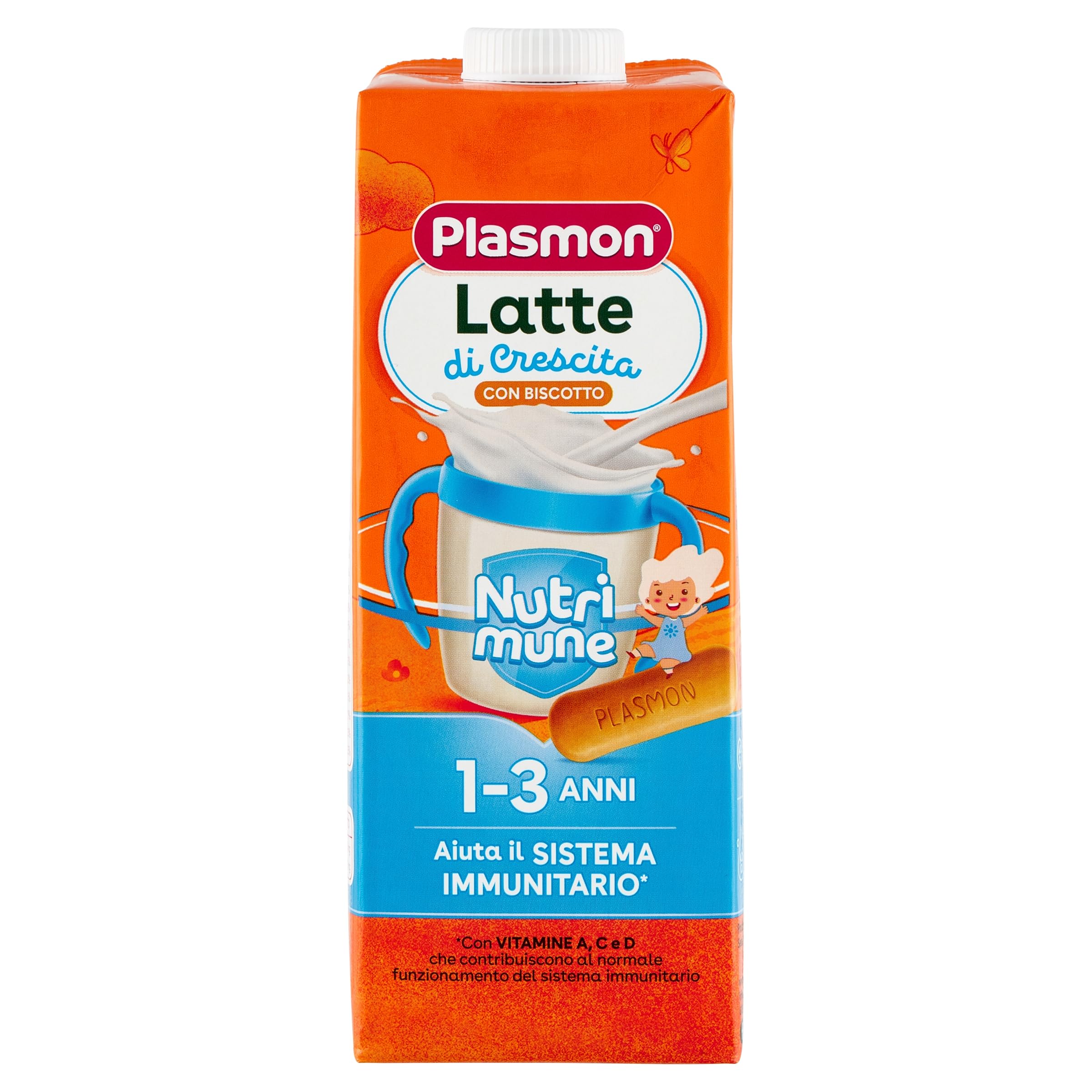 Plasmon Nutrimune 12-36 mesi Biscotto (6X1L)