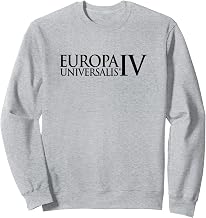 Europa Universalis IV logo black Strategy Game Sweatshirt