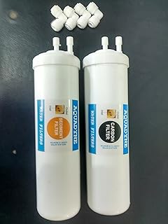 Aquadyne RO Service Nano Size Carbon and Sediment Filter Kit for Aquaguard Aquasure Nano-RO