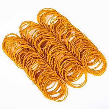 Uxcell 100 Pack Rubber Band Stretchable Rubber Elastic Band Black 70mm X 4mm Hair Rubber Bands For Home Office - Walmart Supplies