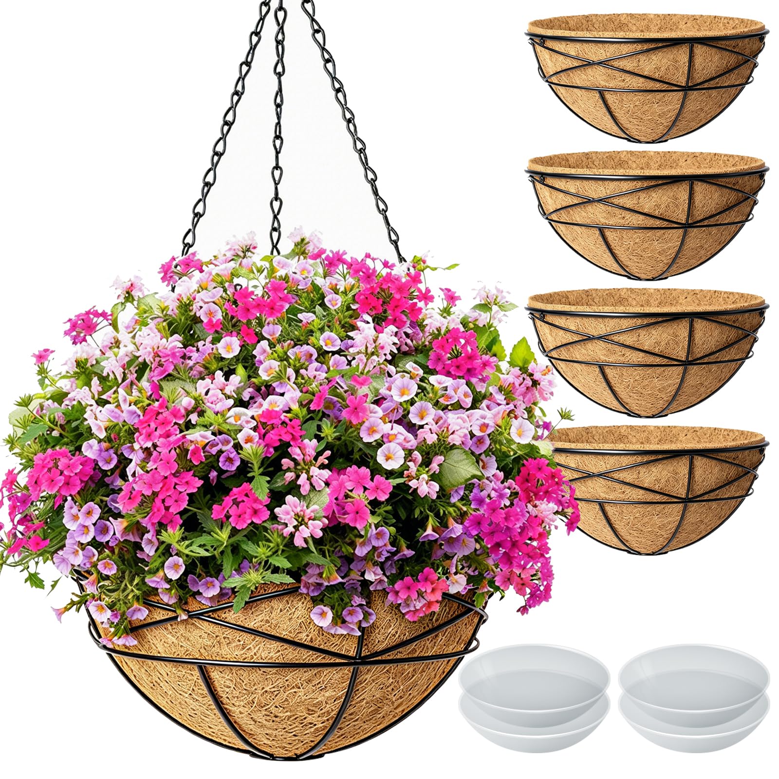 Karlliu 10-Inch Metal Hanging Planter