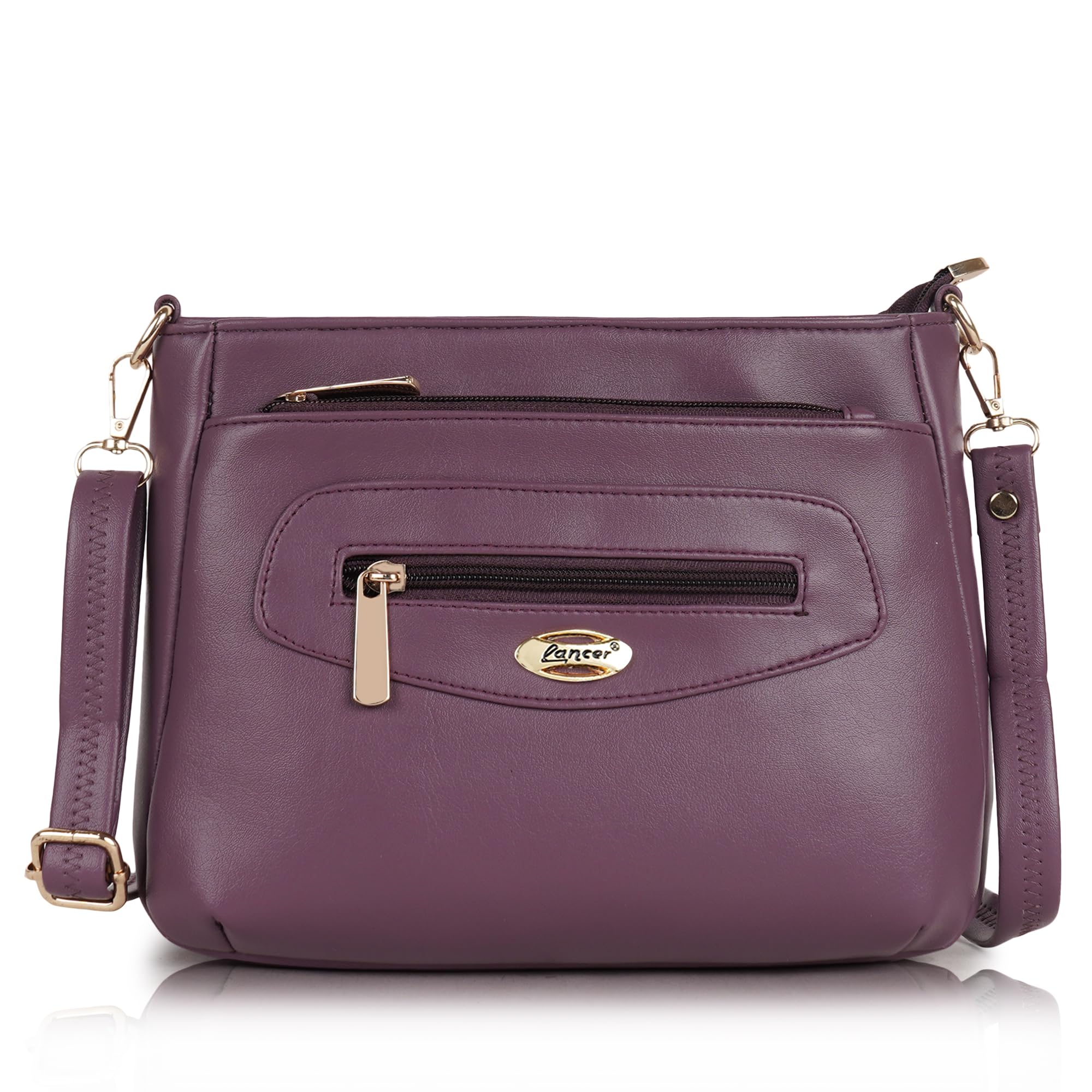 LANCER Synthetic Leather Casual Unique Trendy Design Shoulder Crossbody Women Side Sling Bag-picture-56