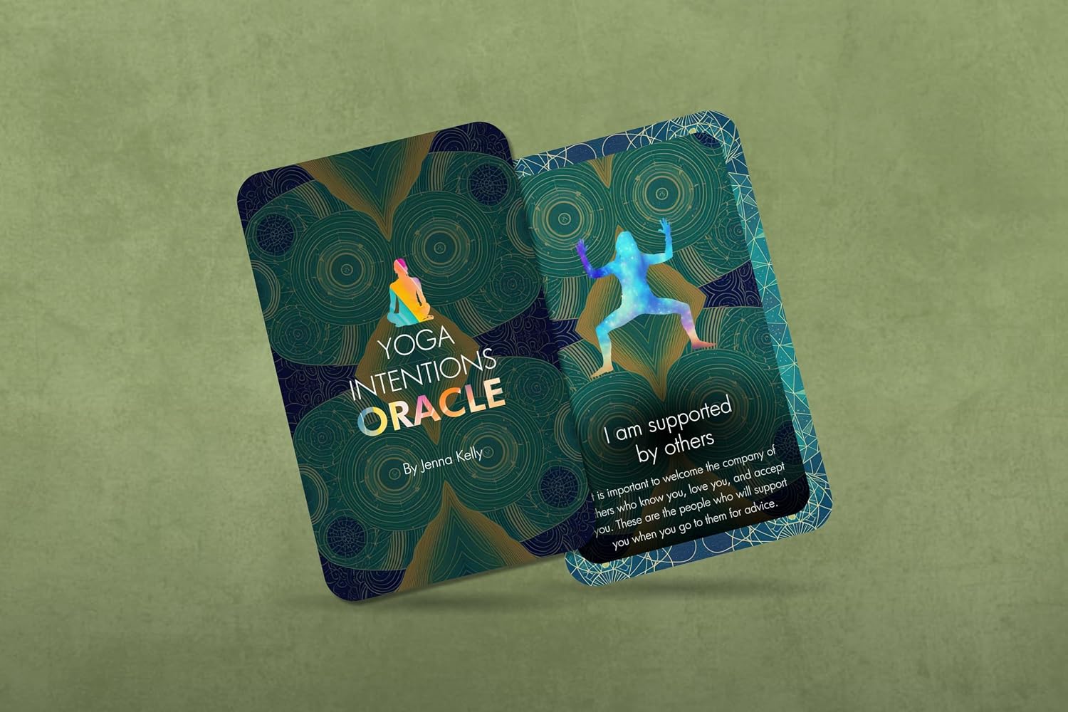 IBIZA TAROT Yoga Intentions Oracle Cards - by Jenna Kelly | Fortune Telling Oracle Cards Deck for Beginners | Authentic Reading Experience - Set of 22 Cards