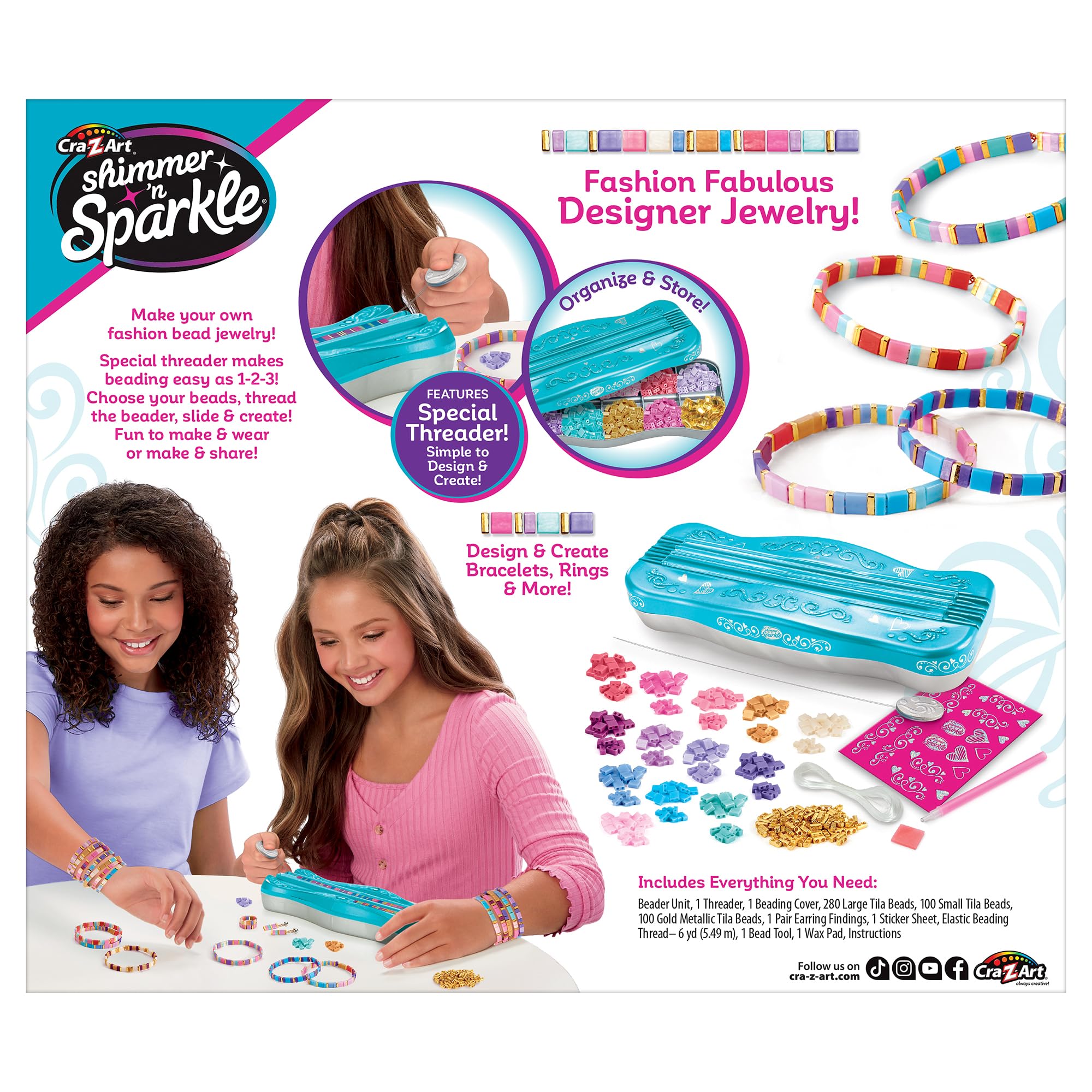 CRA-Z-ART Shimmer N Sparkle Fashion Bead Jewellery Studio Bracelet