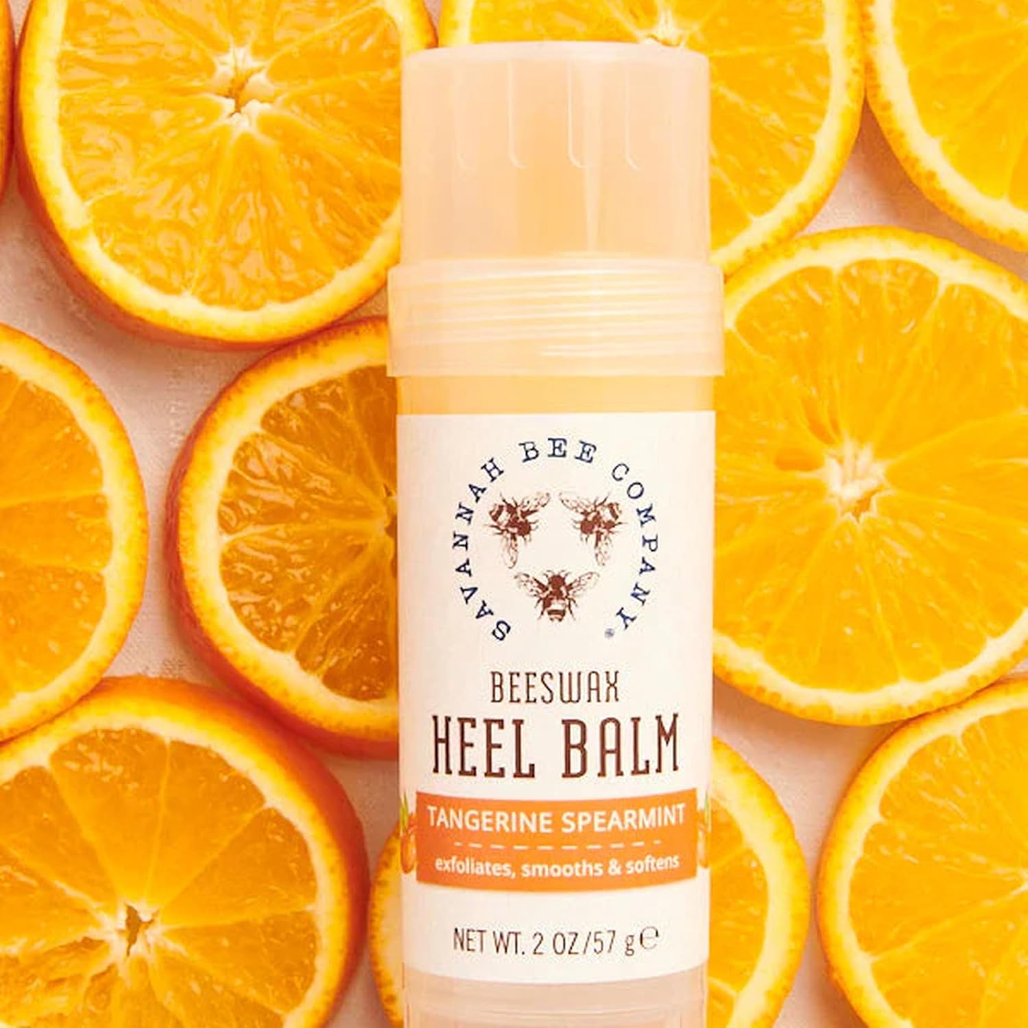 Savannah Bee Company Beeswax Heel Balm - Foot Balm for Cracked Heels with Tangerine Fragrance - Image 5
