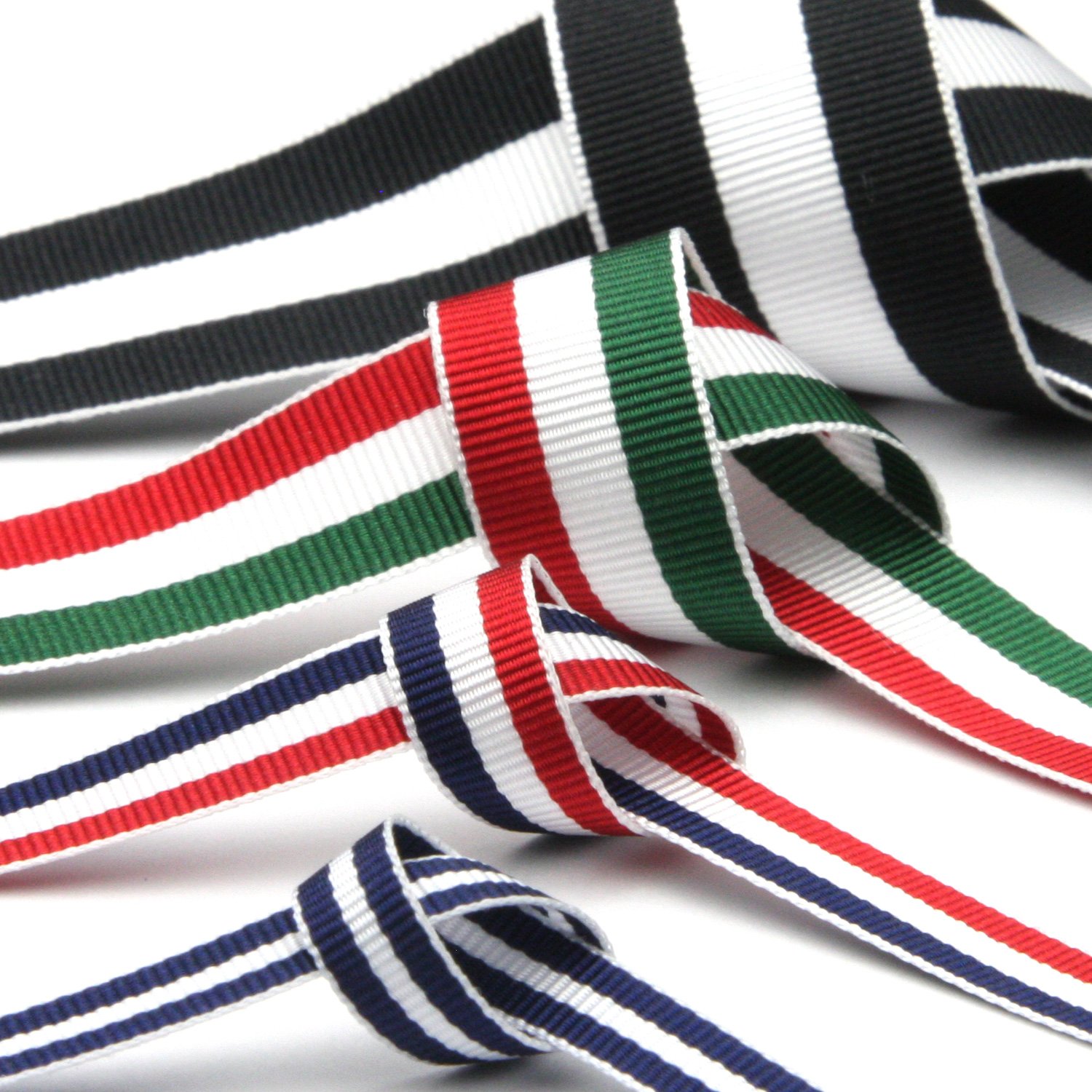 Amazon.co.jp: FUJIYAMA RIBBON トリコロールリボン ストライプ 