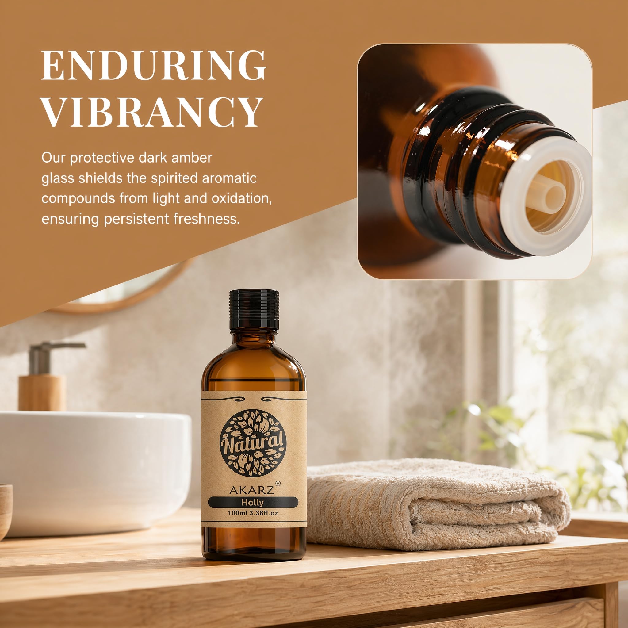 AKARZ 100ml Olejek esencjny z Jaworu - Naturalny olejek aromatyczny do dyfuzorów, lamp aromatycznych i aromatów pomieszczeń