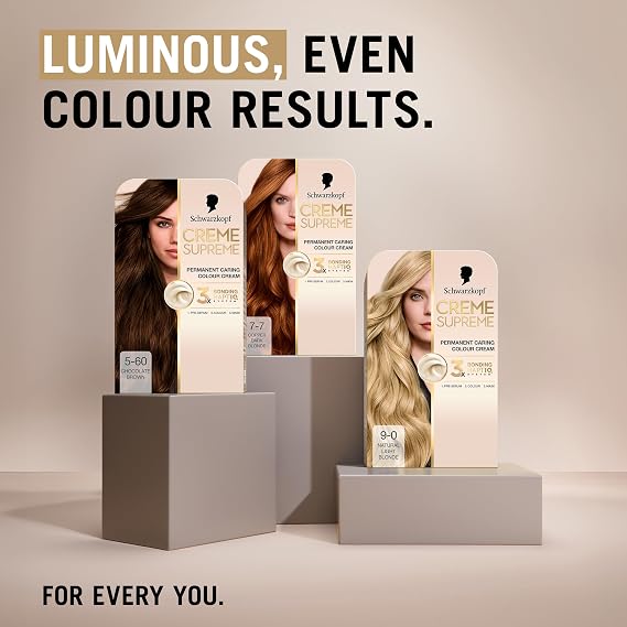 Schwarzkopf Creme Supreme Hair Dye, 5-60 Chocolate Brown
