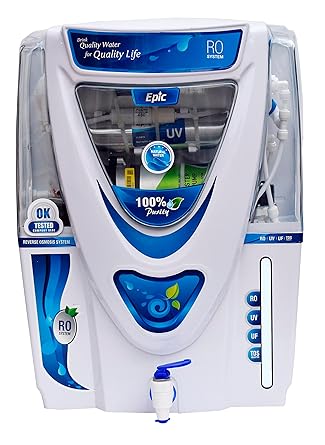AquaFresh Epic Model 15 L RO + UV + UF + TDS Water Purifier (White, Blue)
