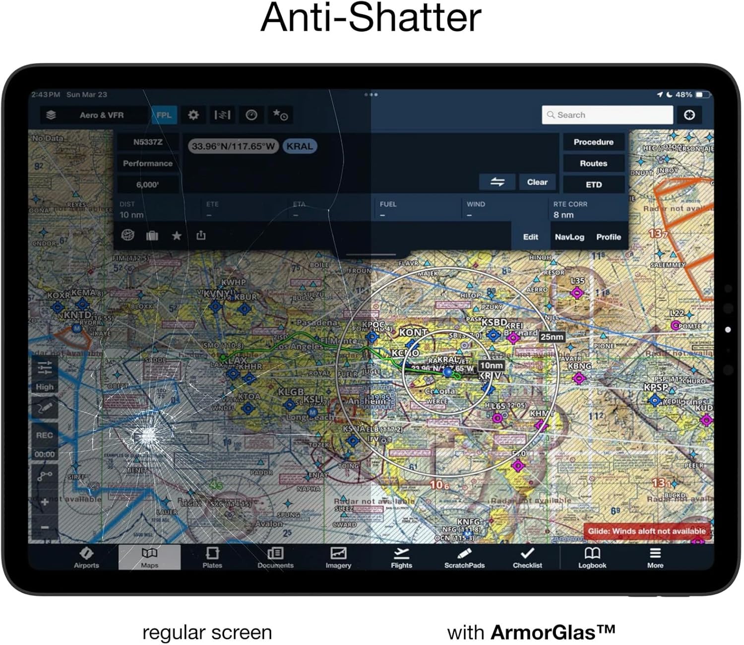 ArmorGlas – Tempered Glass Screen Protector for iPad Mini 4/Mini 5 - Anti-Glare, Anti-Reflection, Anti-Shatter, Scratch and Fingerprint Resistant, Bubble-Free Easy Install